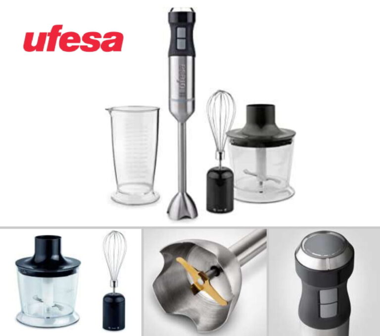 Batidora de Mano Ufesa BP4752 Vario 1400 Titanium XL Max